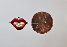 Load image into Gallery viewer, Lips, Small, Rhinestone