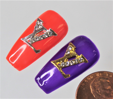 Load image into Gallery viewer, Nail Charms, Large, Rhinestone