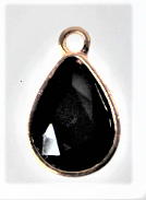 Load image into Gallery viewer, Rhinestone Charms, Black Rhnestone