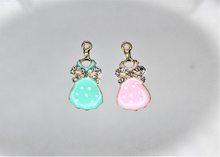 Load image into Gallery viewer, Dress, Dress Charms, Pink, or Blue Dress, Rhinestone Charm