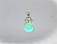 Load image into Gallery viewer, Dress, Dress Charms, Pink, or Blue Dress, Rhinestone Charm