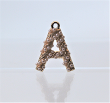 Load image into Gallery viewer, A Charm, Initial, Letter, Rhinestone Charm