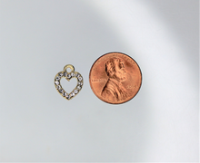 Load image into Gallery viewer, Heart, Rhinestone Charm, Rhinestone Heart