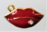 Load image into Gallery viewer, Lips, Small, Rhinestone