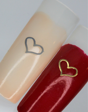 Load image into Gallery viewer, Nail Decals, Heart, Squishy, Medium - 10 Decals for 99 cents