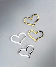 Load image into Gallery viewer, Nail Decals, Heart, Squishy, Medium - 10 Decals for 99 cents