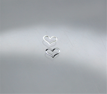 Load image into Gallery viewer, Nail Decals, Heart, Squishy, Medium - 10 Decals for 99 cents