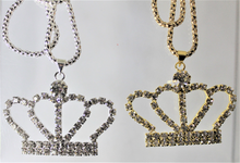 Load image into Gallery viewer, Crown, Princess, Queen Necklace,