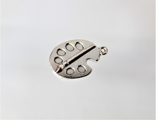 Load image into Gallery viewer, Palette Charms, These art charms have a place for paint and the brush to paint with. Check them out