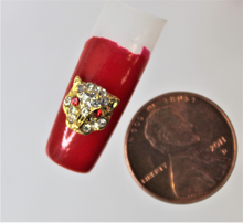 Load image into Gallery viewer, Nail Charms, Leopard, Jaguar, Rhinestone