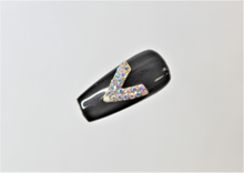 Load image into Gallery viewer, Nail Charms, Medium, AB Crystals
