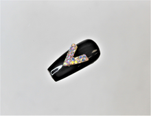 Load image into Gallery viewer, Nail Charms, Medium, AB Crystals