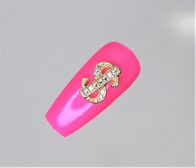 Load image into Gallery viewer, Nail Charms, CZ Rhinestone, Dollar, Money, $