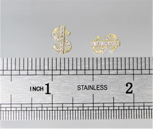 Load image into Gallery viewer, Nail Charms, CZ Rhinestone, Dollar, Money, $