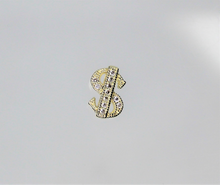 Load image into Gallery viewer, Nail Charms, CZ Rhinestone, Dollar, Money, $