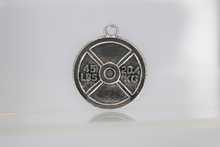 Load image into Gallery viewer, 45 Pound Weight Lifting Plate Charm,