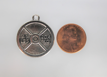 Load image into Gallery viewer, 45 Pound Weight Lifting Plate Charm,