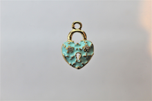 Load image into Gallery viewer, Lock, Heart, Rhinestone