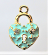 Load image into Gallery viewer, Lock, Heart, Rhinestone