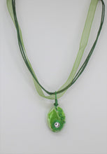 Load image into Gallery viewer, Green, Green Glass Necklace, Chartreuse, Unique Handmade Gift