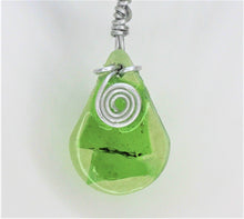 Load image into Gallery viewer, Green, Green Glass Necklace, Chartreuse, Unique Handmade Gift