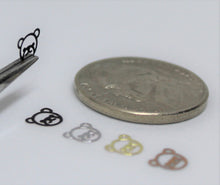 Load image into Gallery viewer, Nail Decals, Teddy Bear Face - 10 Decals for 99 cents