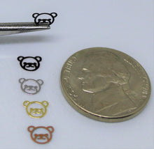 Load image into Gallery viewer, Nail Decals, Teddy Bear Face - 10 Decals for 99 cents