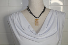 Load image into Gallery viewer, Crystal Clear Glass Necklace, Unique Handmade Gift