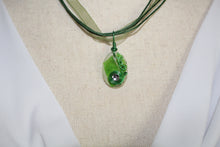 Load image into Gallery viewer, Green, Green Glass Necklace, Chartreuse, Unique Handmade Gift