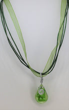 Load image into Gallery viewer, Green, Green Glass Necklace, Chartreuse, Unique Handmade Gift