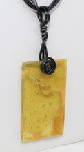 Load image into Gallery viewer, Yellow Glass Necklace, Unique Handmade gift