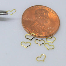 Load image into Gallery viewer, Nail Rivets, Heart - 10 Rivets for 99 cents