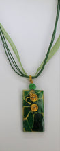 Load image into Gallery viewer, Emerald, Green Glass Necklace, Emerald Glass Necklace, Unique Handmade Gift