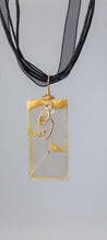 Load image into Gallery viewer, Crystal Clear Glass Necklace, Unique Handmade Gift