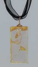Load image into Gallery viewer, Crystal Clear Glass Necklace, Unique Handmade Gift