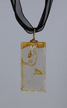 Load image into Gallery viewer, Crystal Clear Glass Necklace, Unique Handmade Gift