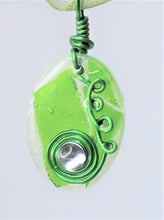 Load image into Gallery viewer, Green, Green Glass Necklace, Chartreuse, Unique Handmade Gift