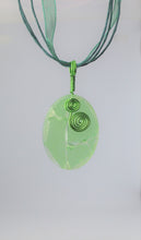 Load image into Gallery viewer, Green, Green Glass Necklace, Chartreuse, Unique Handmade Gift