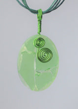 Load image into Gallery viewer, Green, Green Glass Necklace, Chartreuse, Unique Handmade Gift