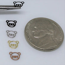 Load image into Gallery viewer, Nail Decals, Teddy Bear Face - 10 Decals for 99 cents