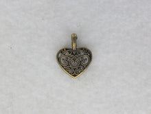 Load image into Gallery viewer, Heart, Paisley heart, Filigree heart charms