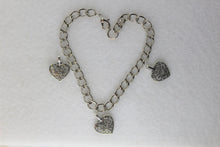 Load image into Gallery viewer, Heart, Paisley heart, Filigree heart charms