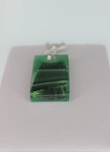 Load image into Gallery viewer, Emerald, Green Glass Necklace, Emerald Glass Necklace, Unique Handmade Gift