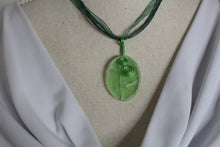 Load image into Gallery viewer, Green, Green Glass Necklace, Chartreuse, Unique Handmade Gift