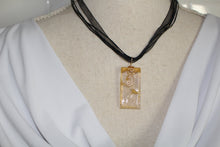 Load image into Gallery viewer, Crystal Clear Glass Necklace, Unique Handmade Gift