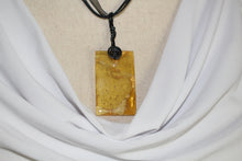 Load image into Gallery viewer, Yellow Glass Necklace, Unique Handmade gift
