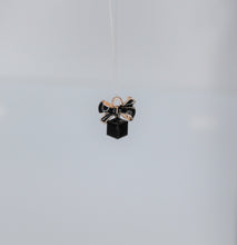 Load image into Gallery viewer, Rhinestone Charm, Crystal Charms, Pink, White or Black, Square Glass Beads,