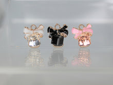 Load image into Gallery viewer, Rhinestone Charm, Crystal Charms, Pink, White or Black, Square Glass Beads,