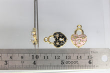 Load image into Gallery viewer, Lock, Heart, Rhinestone