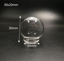 Load image into Gallery viewer, Glass Globe, 30 mm Clear